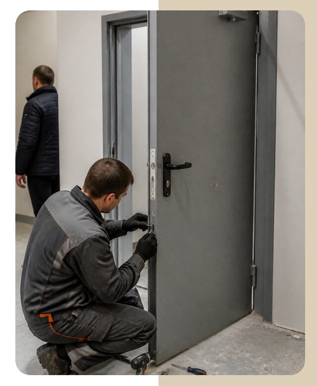 Ремонт противопожарной двери в Слободской по цене 6698 р. | ДвериЛегко-Слб